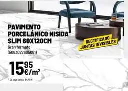 Brico Depôt Pavimento porcelánico nisida slim 60x120cm oferta