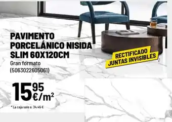 Brico Depôt Pavimento porcelánico nisida slim 60x120cm oferta