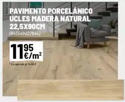 Brico Depôt Pavimento porcelanico ucles madera natural 22,5x90cm oferta