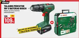 Brico Depôt BOSCH Taladro percutor 18v 2 baterias oferta