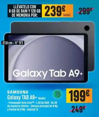 Beep SAMSUNG Galaxy TAB A9+ SA4841 oferta