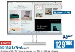 Beep LENOVO Monitor L27i -4A oferta