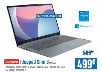 Beep LENOVO Ideapad Slim 3 LV4733 oferta