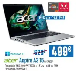 Beep ACER Aspire A3 15 ACER3504 oferta