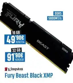 Beep KINGSTON Fury Beast Black XMP oferta