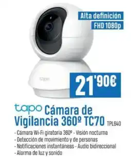 Beep TAPO Cámara de Vigilancia 360° TC70 TPL640 oferta