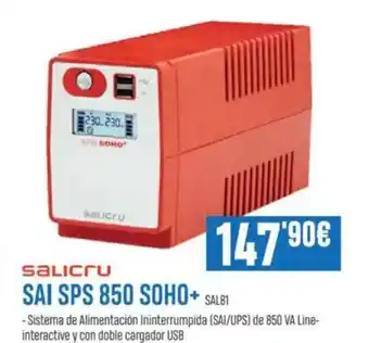 Beep SALICRU Sai sps 850 soho+ sal81 oferta