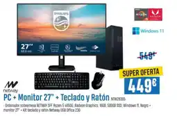 Beep PC + Monitor 27" + Teclado y Ratón NTW28365 oferta