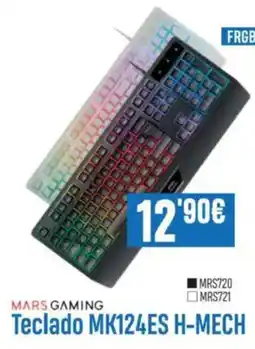 Beep MARS GAMING Teclado mk124es h-mech oferta