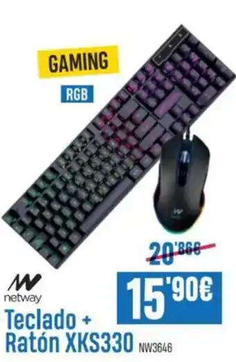 Beep NETWAY Teclado + Ratón XKS330 NW3646 oferta