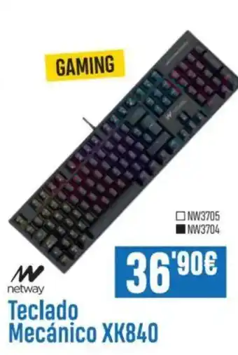 Beep NETWAY Teclado Mecánico XK840 oferta