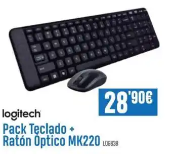 Beep LOGITECH Pack Teclado + Ratón Óptico MK220 oferta