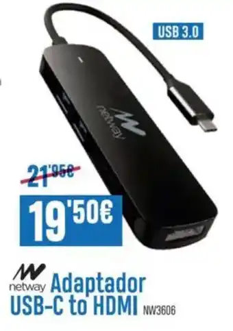 Beep NETWAY Adaptador USB-C to HDMI NW3606 oferta