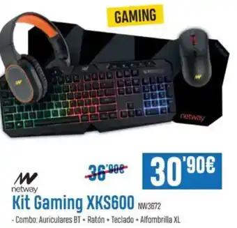 Beep NETWAY Kit Gaming XKS600 NW3672 oferta