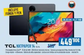 Beep TCL NXTPAPER 14 TCL174 oferta