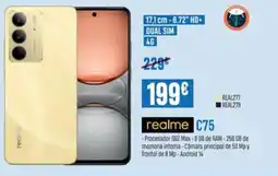 Beep REALME C75 oferta