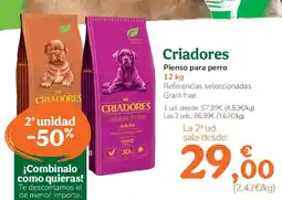 TiendAnimal CRIADORES Pienso para perro oferta