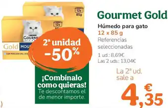 TiendAnimal GOURMET GOLD Húmedo para gato oferta