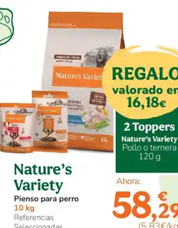 TiendAnimal NATURES VARIETY Pienso para perro oferta