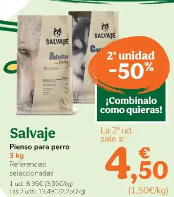 TiendAnimal SALVAJE Pienso para perro oferta