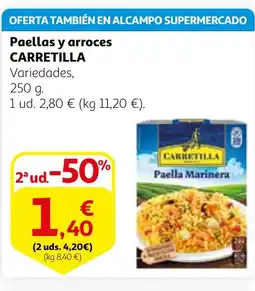 Alcampo CARRETILLA Paellas y arroces oferta