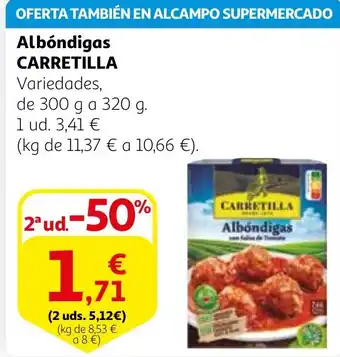 Alcampo CARRETILLA Albóndigas oferta