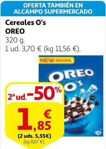 Alcampo OREO Cereales O's oferta