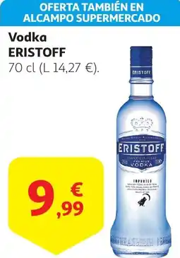 Alcampo ERISTOFF Vodka oferta