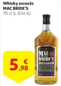 Alcampo MAC BRIDE'S Whisky escocés oferta