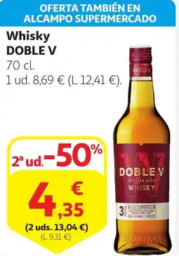 Alcampo DOBLE V Whisky oferta