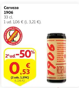 Alcampo 1906 Cerveza oferta