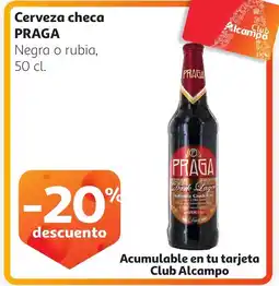 Alcampo PRAGA Cerveza checa oferta