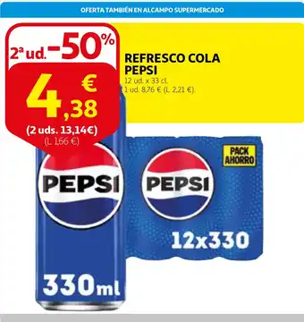 Alcampo PEPSI Refresco cola oferta