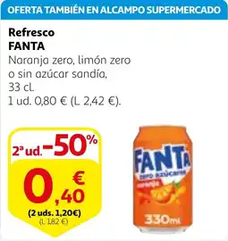 Alcampo FANTA Refresco oferta