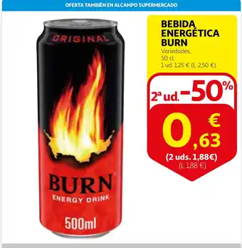 Alcampo BURN Bebida energética oferta