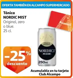 Alcampo NORDIC MIST Tónica oferta