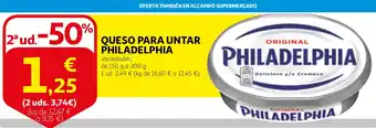 Alcampo PHILADELPHIA Queso para untar oferta