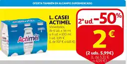 Alcampo ACTIMEL L. casei oferta