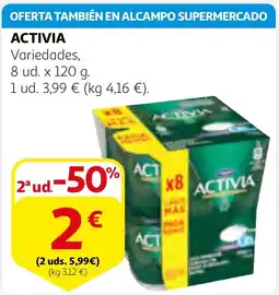 Alcampo ACTIVIA oferta