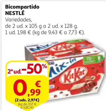 Alcampo NESTLÉ Bicompartido oferta