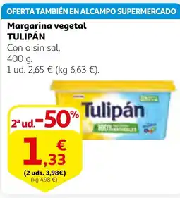 Alcampo TULIPÁN Margarina vegetal oferta