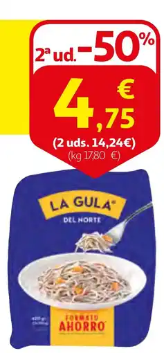 Alcampo LA GULA DEL NORTE Sucedáneo de angulas oferta