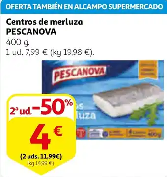 Alcampo PESCANOVA Centros de merluza oferta