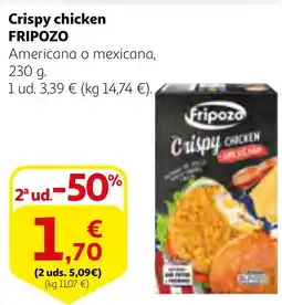 Alcampo FRIPOZO Crispy chicken oferta