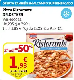 Alcampo DR.OETKER Pizza Ristorante oferta