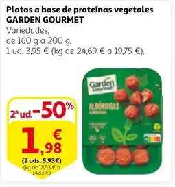 Alcampo GARDEN GOURMET Platos a base de proteínas vegetales oferta