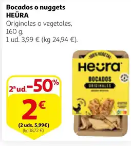 Alcampo HEÜRA Bocados o nuggets oferta