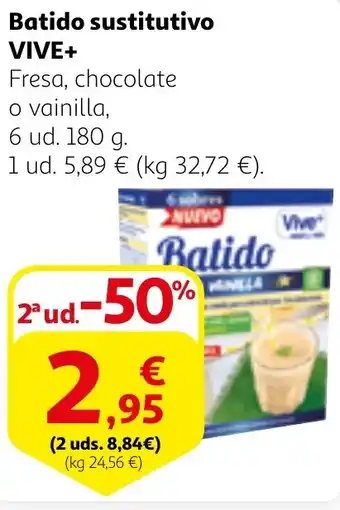 Alcampo VIVE+ Batido sustitutivo oferta