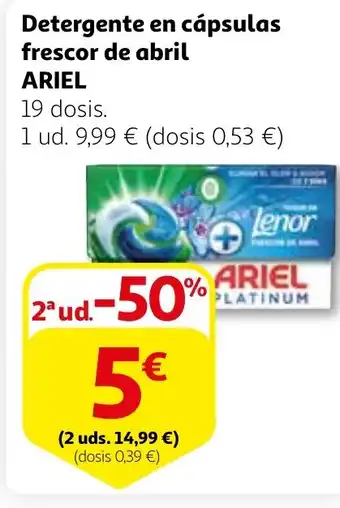 Alcampo ARIEL Detergente en cápsulas frescor de abril oferta