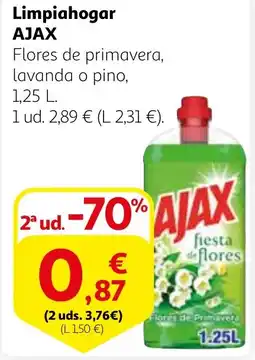 Alcampo AJAX Limpiahogar oferta